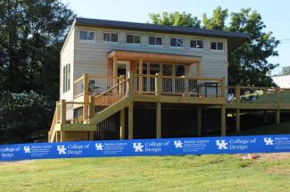 Designed for easy replication in rapid deployment scenarios, the modular unit was relocated to the UK Robinson Center in Jackson, Kentucky. Photo provided by Rhonda Linkous.